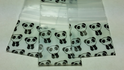 1010 Original Mini Ziplock 2.5mil Plastic Bags 1" x 1" Reclosable Baggies (Panda) - The Baggie Store