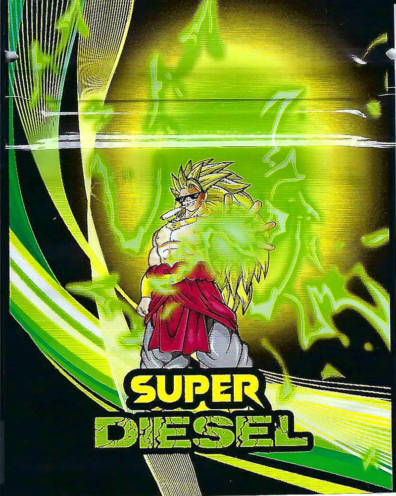 Smell-proof Super Diesel 100-bag pack from The Baggie Store, featuring sealed, discreet storage bags for odor control.