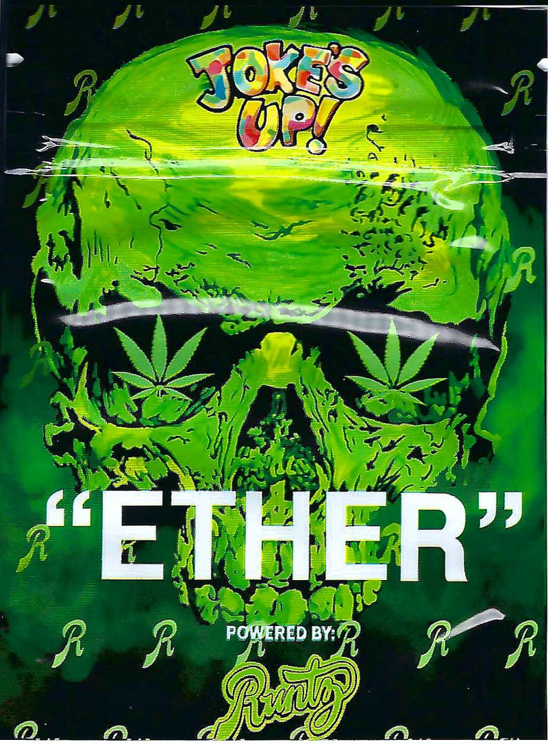 Smell-proof Ether storage bags, 100-pack from The Baggie Store, showing sealed bags with secure closure for odor containment.