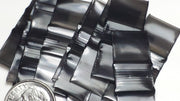 1212 Original Mini Ziplock 2.5mil Plastic Bags 1/2" x 1/2" Reclosable Baggies (Black) - The Baggie Store