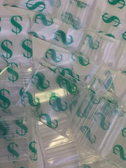 1212 Original Mini Ziplock 2.5mil Plastic Bags 1/2" x 1/2" Reclosable Baggies (Dollar Sign $) - The Baggie Store