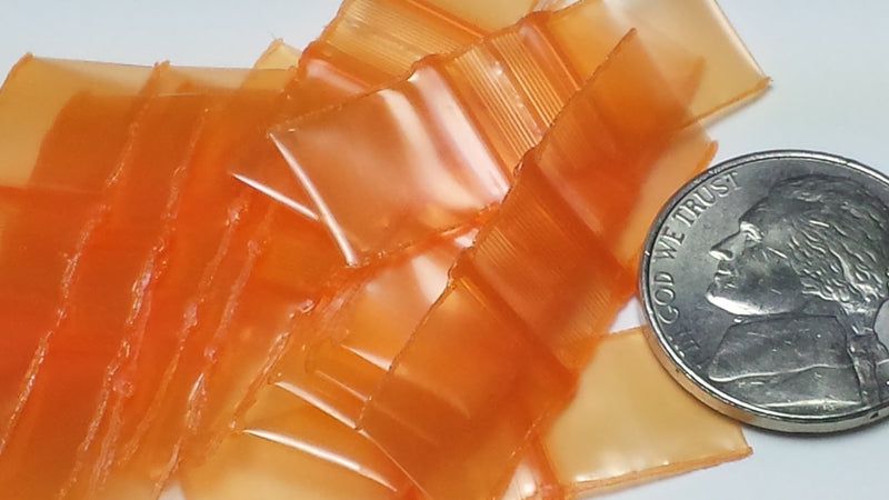 1212-A Original Mini Ziplock 2.5mil Plastic Bags 1/2" x 1/2" Reclosable Baggies (Orange) - The Baggie Store
