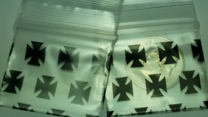 12510 Original Mini Ziplock 2.5mil Plastic Bags 1.25" x 1" Reclosable Baggies (Chopper) - The Baggie Store