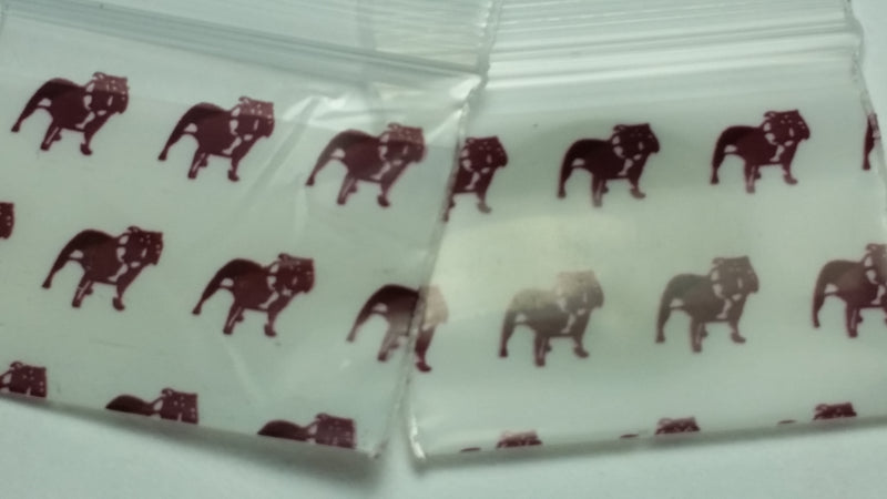 12510 Original Mini Ziplock 2.5mil Plastic Bags 1.25" x 1" Reclosable Baggies (Top Dog) - The Baggie Store
