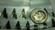 12510 Original Mini Ziplock 2.5mil Plastic Bags 1.25" x 1" Reclosable Baggies (Samurai) - The Baggie Store
