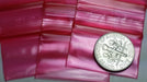 12534 Original Mini Ziplock 2.5mil Plastic Bags 1.25" x 3/4" Reclosable Baggies (Red) - The Baggie Store