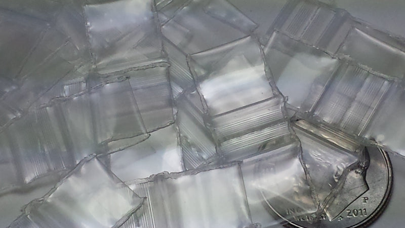 3838 Original Mini Ziplock 2.5mil Plastic Bags 3/8" x 3/8" Reclosable Baggies (Clear) - The Baggie Store