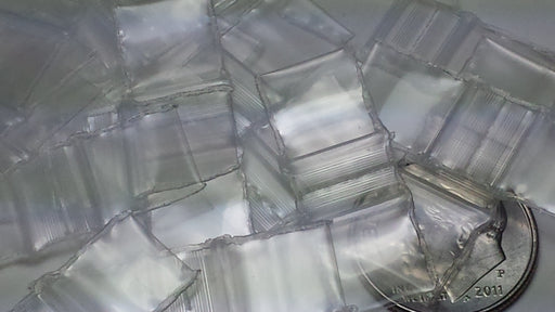 3838 Original Mini Ziplock 2.5mil Plastic Bags 3/8" x 3/8" Reclosable Baggies (Clear) - The Baggie Store