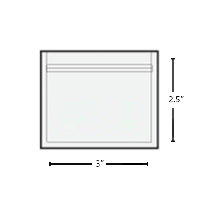 Smelly Sealed No Odor Proof Double Thick Reusable Ziplock Storage Zipper Bag, Clear, 4 mil - The Baggie Store