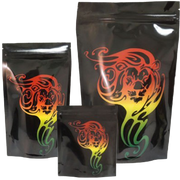 Mylar Stealth Bag, Rasta Lion - The Baggie Store