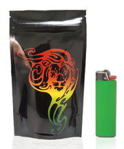 Mylar Stealth Bag, Rasta Lion - The Baggie Store