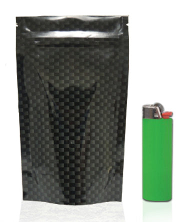 Mylar Stealth Bag, Carbon Fiber - The Baggie Store