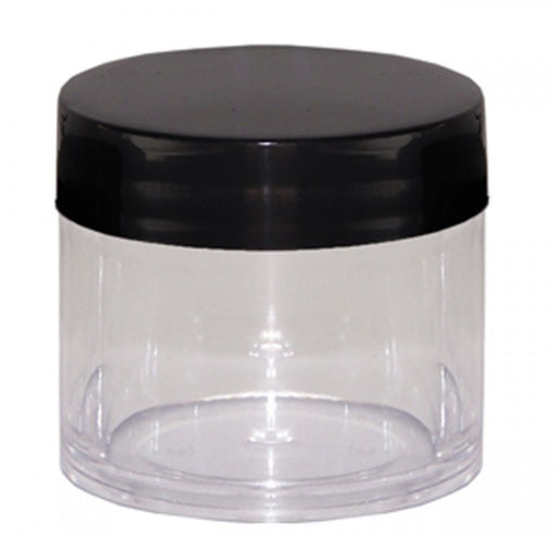 Head Stash Jar-30ML Polystyrene Containers – Black Lid - The Baggie Store