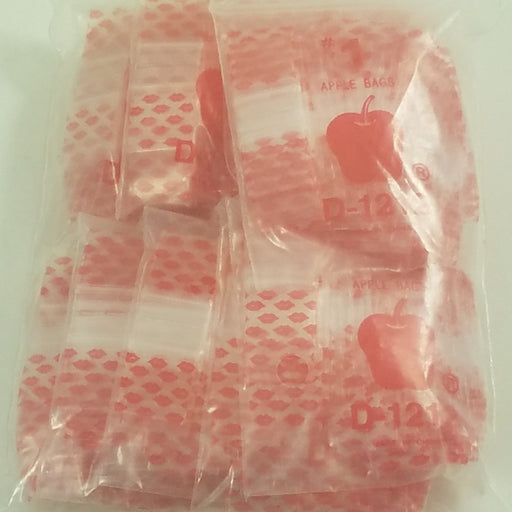 1212 Original Mini Ziplock 2.5mil Plastic Bags 1/2" x 1/2" Reclosable Baggies (Lips) - The Baggie Store