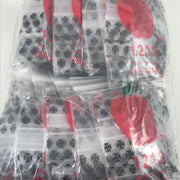 1212 Original Mini Ziplock 2.5mil Plastic Bags 1/2" x 1/2" Reclosable Baggies (Chopper/Iron Cross) - The Baggie Store