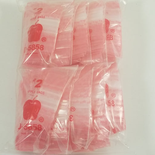 5858 Original Mini Ziplock 2.5mil Plastic Bags 5/8" x 5/8" Reclosable Baggies (Pink Panther) - The Baggie Store