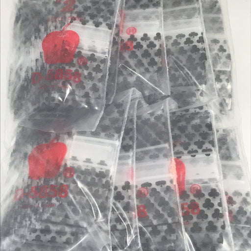 5858 Original Mini Ziplock 2.5mil Plastic Bags 5/8" x 5/8" Reclosable Baggies (Clubs) - The Baggie Store