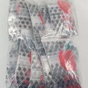 Original Apple Bags resealable chopper bags, 5/8" x 5/8", designed for secure storage and easy sealing of small items.