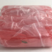 Red 1x1 inch resealable bags from Original Apple Bags, ideal for packaging and storage.