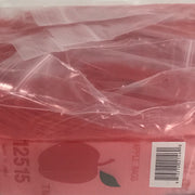 12515 Original Mini Ziplock 2.5mil Plastic Bags 1.25" x 1.5" Reclosable Baggies (Red) - The Baggie Store