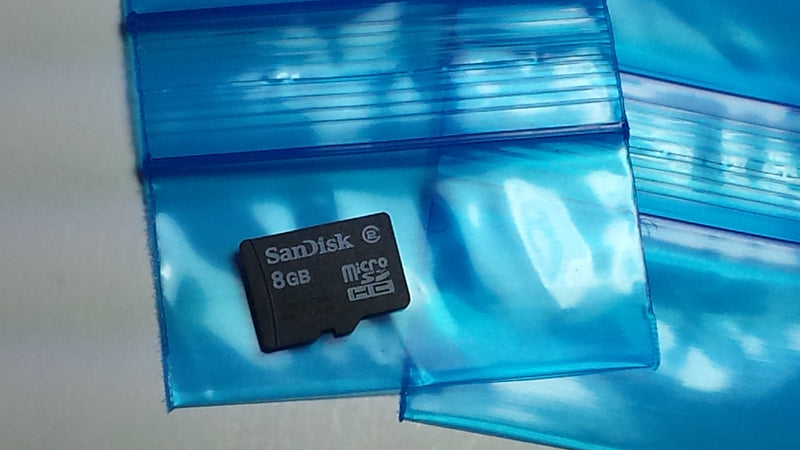 Blue 2x1-inch resealable bags from Original Apple Bags, ideal for storage or packaging purposes.