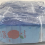 Blue 2x1.5-inch resealable bags by Original Apple Bags, original 2015 packaging, suitable for small items or storage.
