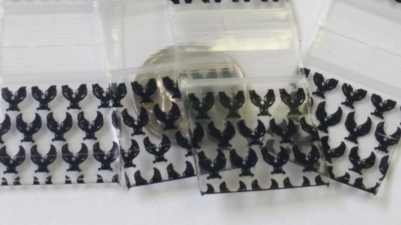 3434 Original Mini Ziplock 2.5mil Plastic Bags 3/4" x 3/4" Reclosable Baggies (Eagle) - The Baggie Store