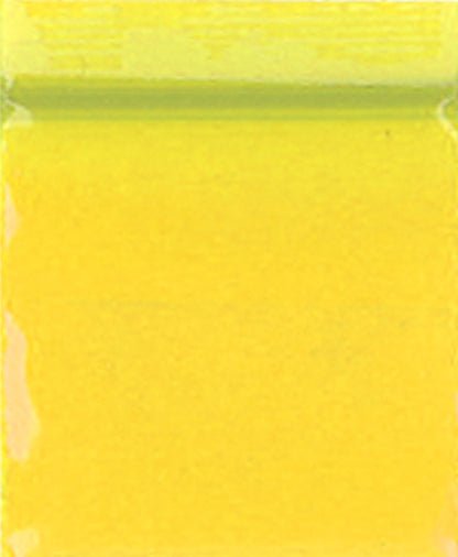 Yellow 3/4" x 3/4" resealable bags from Original Apple Bags, made of durable material for secure storage and packaging.