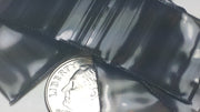 3434 Original Mini Ziplock 2.5mil Plastic Bags 3/4" x 3/4" Reclosable Baggies (Black) - The Baggie Store
