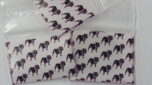 1034 Original Mini Ziplock 2.5mil Plastic Bags 1" x 3/4" Reclosable Baggies (Top Dog) - The Baggie Store
