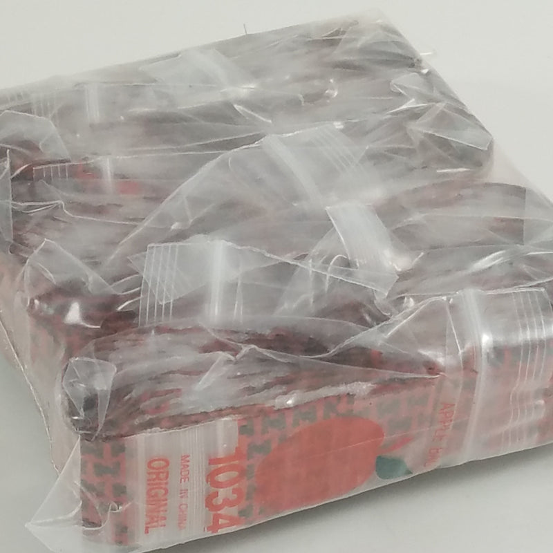 1034 Original Mini Ziplock 2.5mil Plastic Bags 1" x 3/4" Reclosable Baggies (Stay High) - The Baggie Store