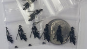 1034 Original Mini Ziplock 2.5mil Plastic Bags 1" x 3/4" Reclosable Baggies (Samurai Ninja) - The Baggie Store