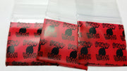Resealable Original Apple Bags in 1" x 1" size, featuring the STAY HIGH design, ideal for secure storage and organization.