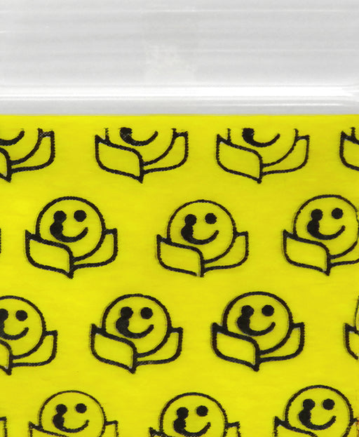 1010 Original Mini Ziplock 2.5mil Plastic Bags 1" x 1" Reclosable Baggies (Happy Face) - The Baggie Store