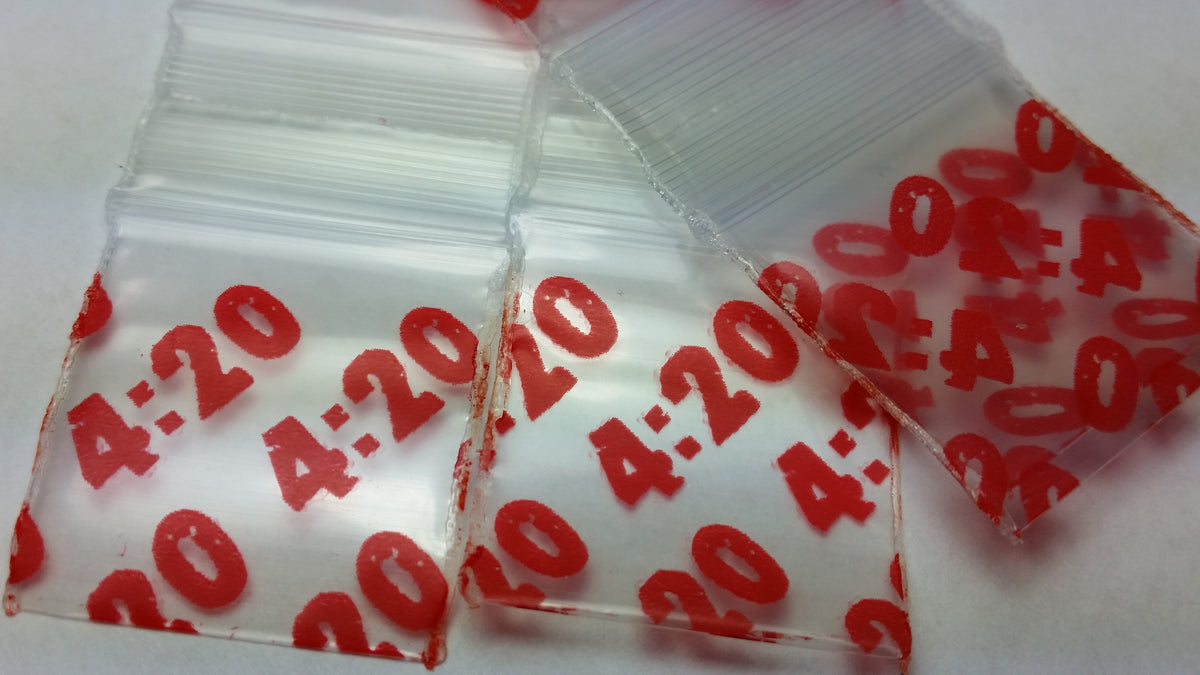 Resealable Alien-themed Apple Bags, 1x1 inch, durable plastic storage bags from Original Apple Bags for small items.