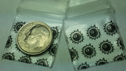 1010 Original Mini Ziplock 2.5mil Plastic Bags 1" x 1" Reclosable Baggies (8 Ball) - The Baggie Store