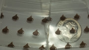 12510 Original Mini Ziplock 2.5mil Plastic Bags 1.25" x 1" Reclosable Baggies (Chocolate) - The Baggie Store