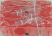 12510 Original Mini Ziplock 2.5mil Plastic Bags 1.25" x 1" Reclosable Baggies (Red) - The Baggie Store
