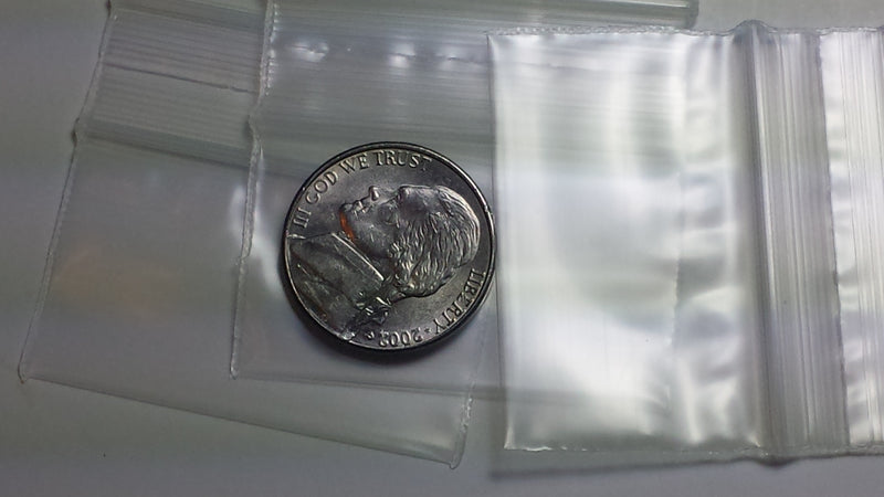 17510 Original Mini Ziplock 2.5mil Plastic Bags 1.75" x 1" Reclosable Baggies (Clear) - The Baggie Store