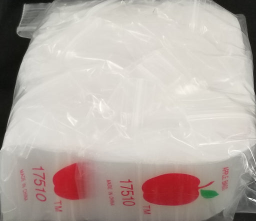17510 Original Mini Ziplock 2.5mil Plastic Bags 1.75" x 1" Reclosable Baggies (Clear) - The Baggie Store