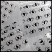 125125 Original Mini Ziplock 2.5mil Plastic Bags 1.25" x 1.25" Reclosable Baggies (Black Spider) - The Baggie Store