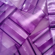 125125 Original Mini Ziplock 2.5mil Plastic Bags 1.25" x 1.25" Reclosable Baggies (Purple) - The Baggie Store