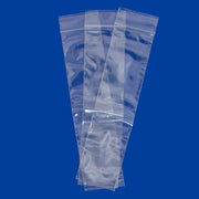 Set of 100 reclosable incense bags measuring 2x8 inches by Original Apple Bags, shown with sealed bag and incense inside.