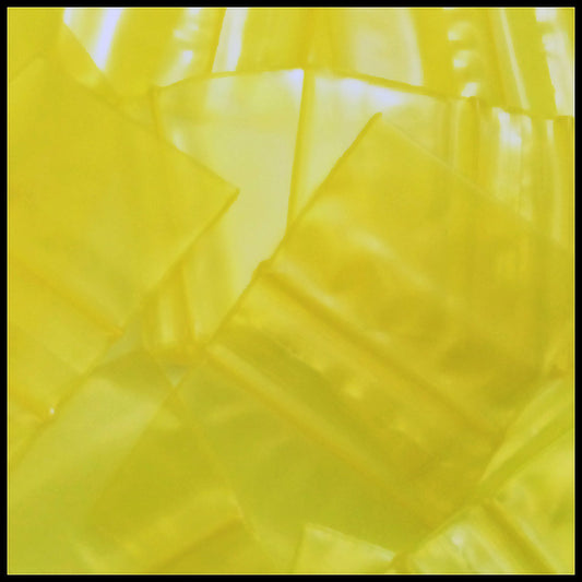 Yellow 1.5"x1" resealable Original Apple Bags for storing small items or snacks.