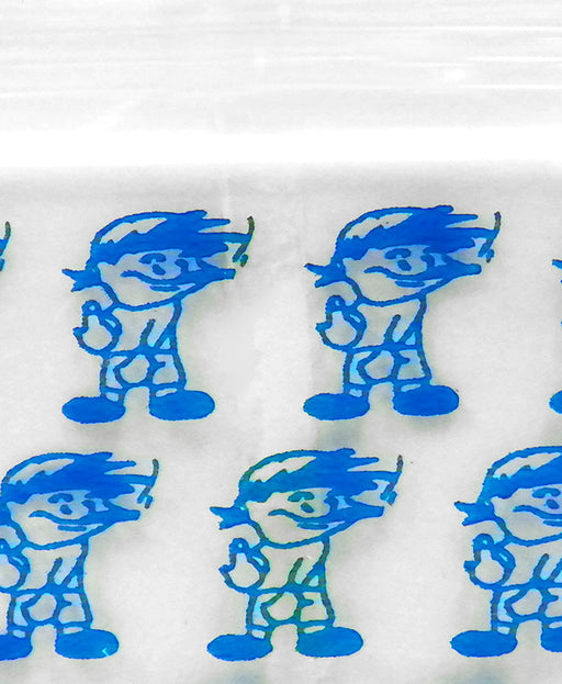 15125 Original Mini Ziplock 2.5mil Plastic Bags 1.5" x 1.25" Reclosable Baggies (Blue Boy) - The Baggie Store