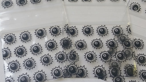 15125 Original Mini Ziplock 2.5mil Plastic Bags 1.5" x 1.25" Reclosable Baggies (8 Ball) - The Baggie Store