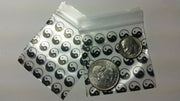 2020 Original Mini Ziplock 2.5mil Plastic Bags 2" x 2" Reclosable Baggies (Taiji/Yin Yang) - The Baggie Store