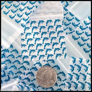 Dolphins (Blue) Original Apple Bags 2" x 2"
