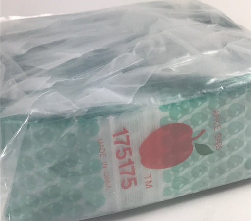 175175 Original Mini Ziplock 2.5mil Plastic Bags 1.75" x 1.75" Reclosable Baggies (Green Alien) - The Baggie Store