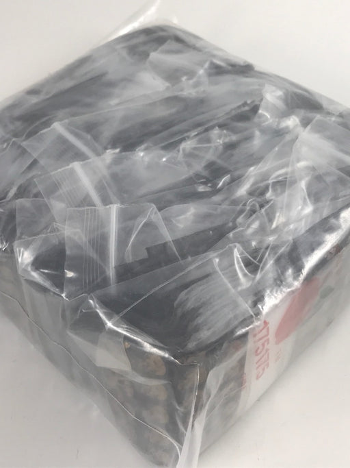 175175 Original Mini Ziplock 2.5mil Plastic Bags 1.75" x 1.75" Reclosable Baggies (Gold Skull) - The Baggie Store